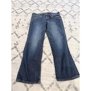 Lucky Brand Cropped Jeans – Dark Wash Stretch Denim